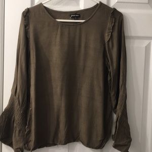 Olive Green Blouse